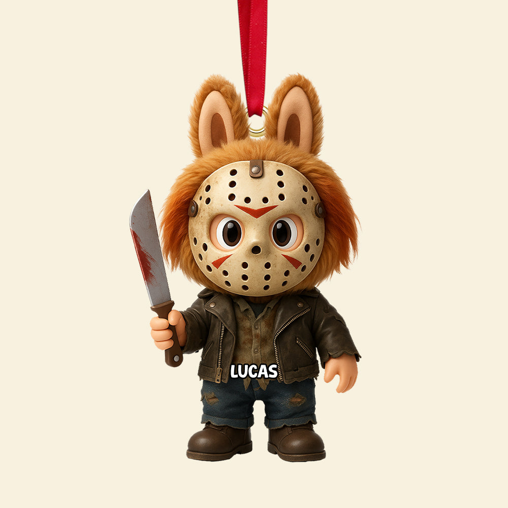 “Celebrate Your Favorite Horrors!” - Iconic Movie Monsters Personalized Christmas Ornament - Custom Gifts For Horror Fans - Image 4