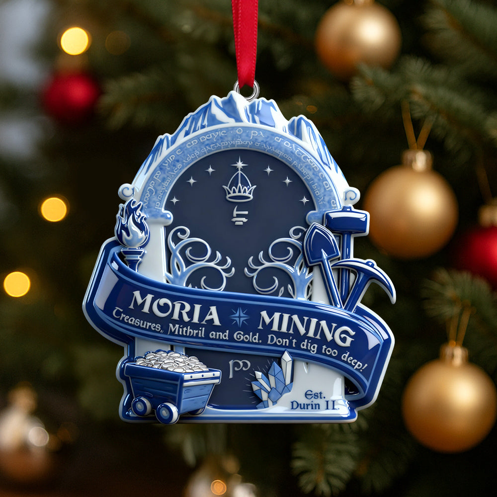 Blue Fantasy Ornament - Personalized Gift For Movie Fans - Image 3