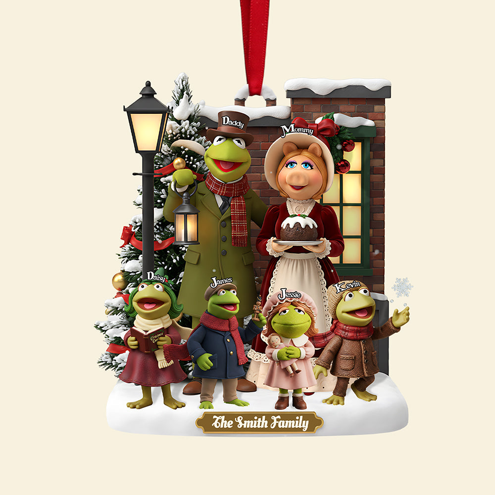 Family Is Everything - Personalized Christmas Acrylic Ornament - Custom Gift For Everyone In The Family - Image 4