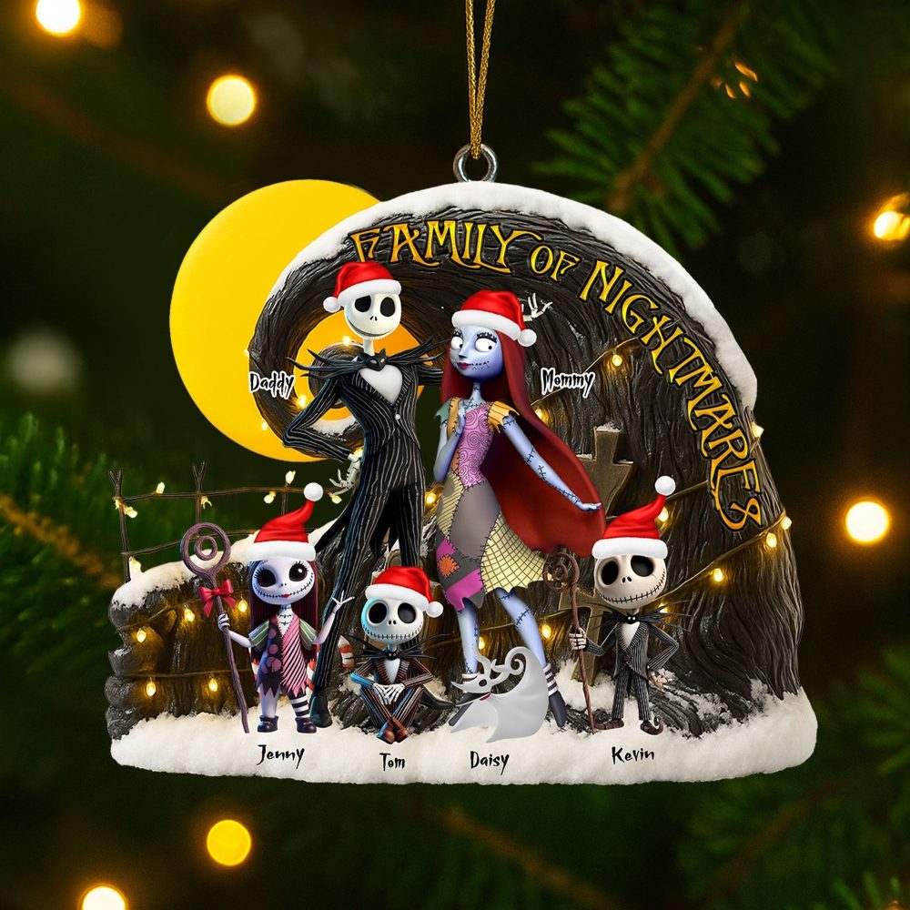 Celebrate Your Spooky Family Spirit - Personalized Spooky Family Ornament