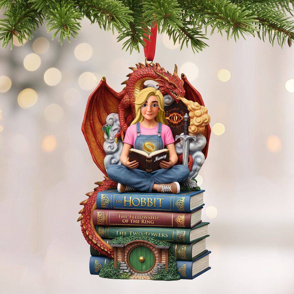 For Every Book Lover, A Magical Moment Awaits - Personalized Book Lover Christmas Ornament - Gift For Readers And Book Enthusiasts