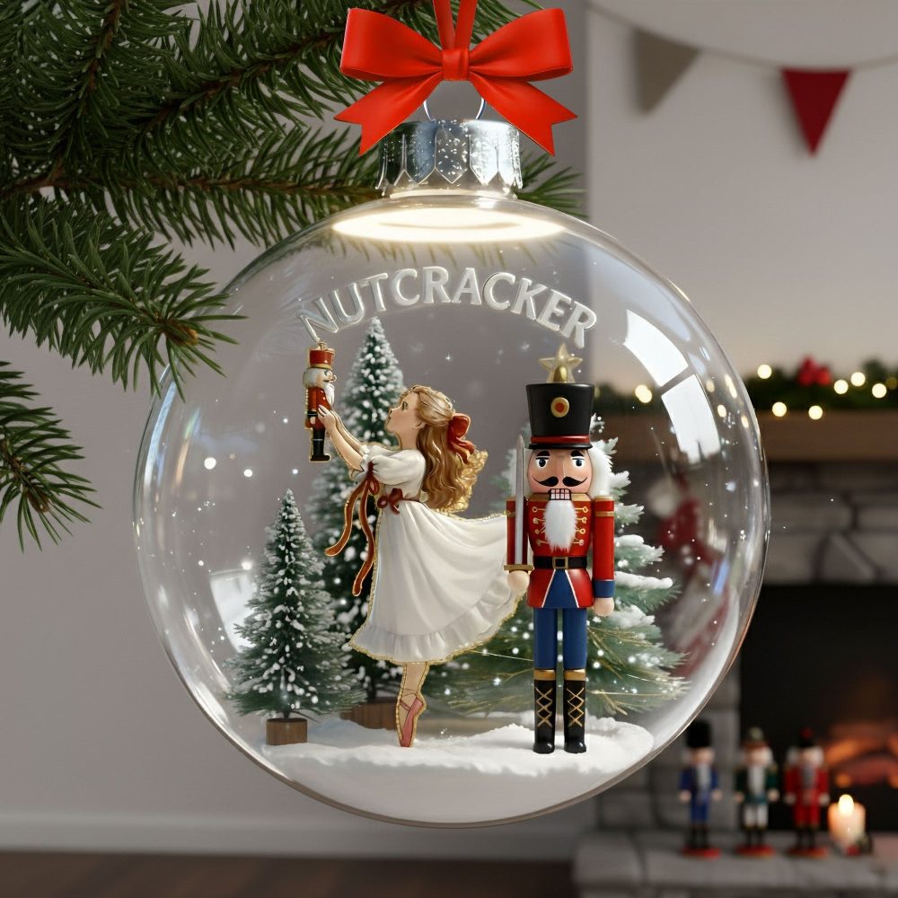 “Celebrate Magic And Dance” - Personalized Christmas Ornament For Ballet Lovers - Image 2