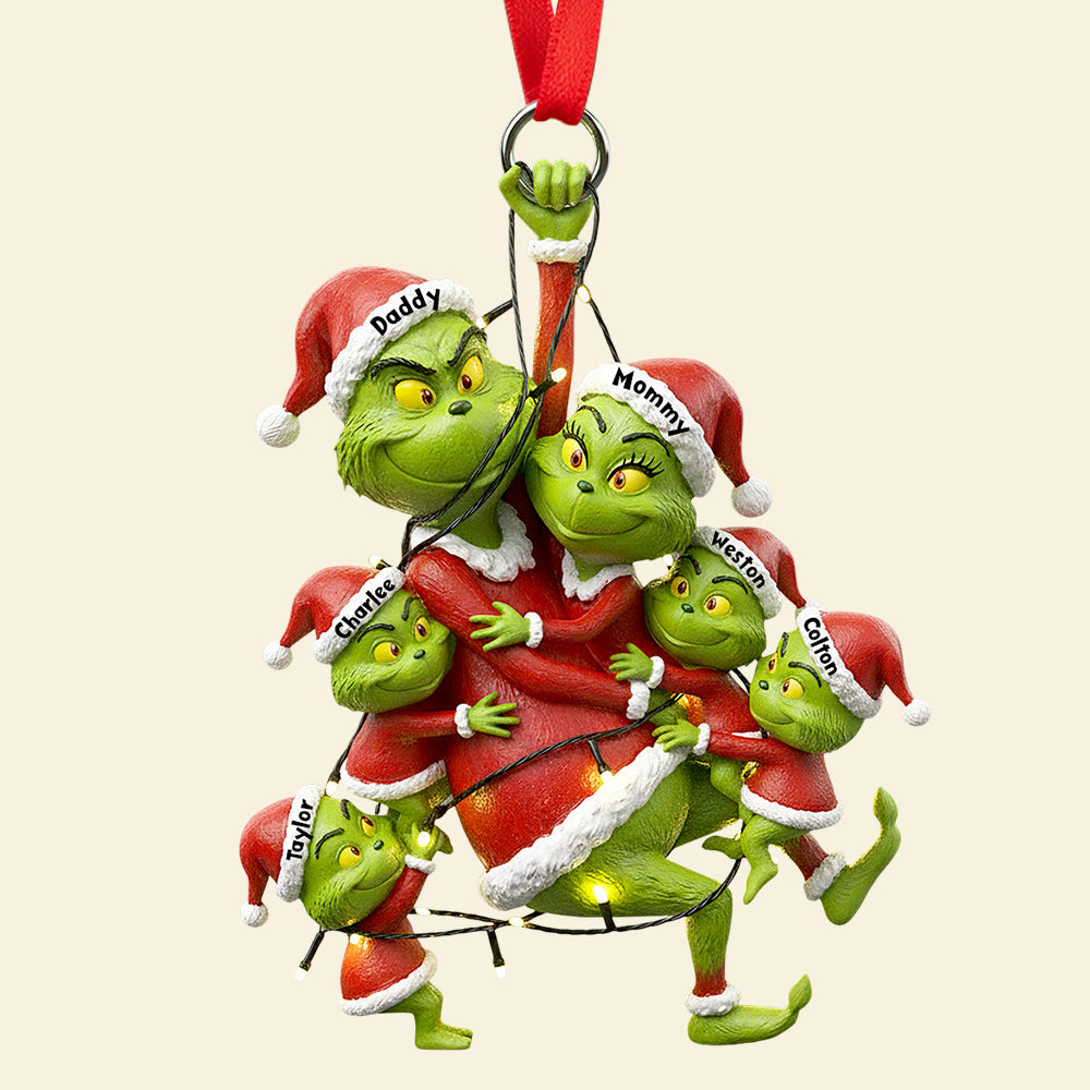“Bring Home The Joy!” Fun Mischievous Christmas Ornament - Personalized Gifts For Family - Image 3
