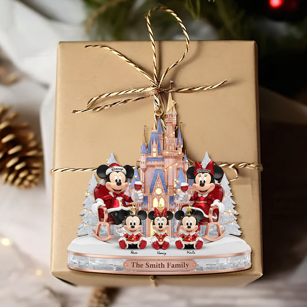 “Celebrate Family Togetherness” - Personalized Family Christmas Ornament - Custom Gift For Parents, Kids, And Loved Ones - Image 3
