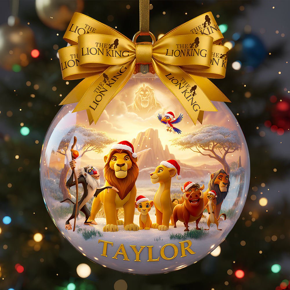 “Celebrate The Magic Of Friendship” - Personalized Christmas At Savanna Ornament - Gift For Movie Fans