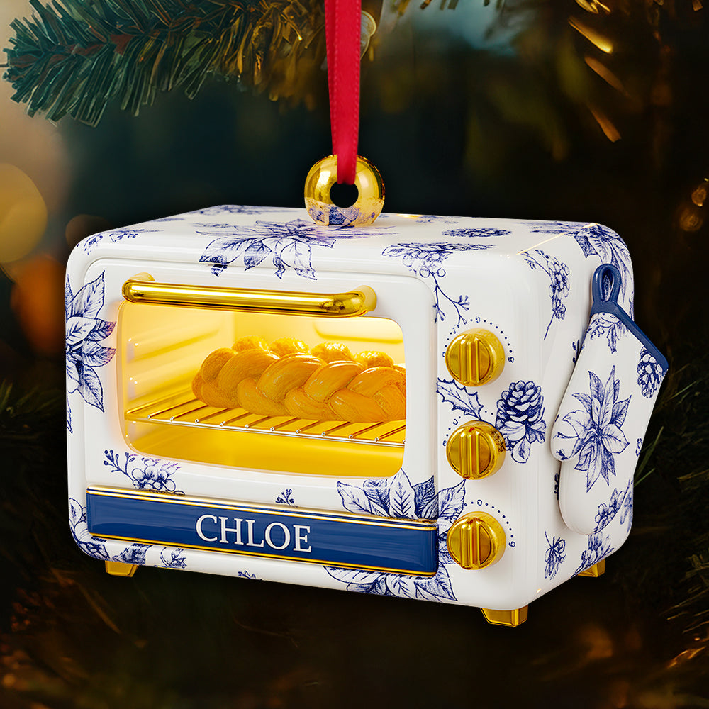 Bake The Joy! Personalized Baking Oven Ornament - Perfect Gift For Bakers - Image 2