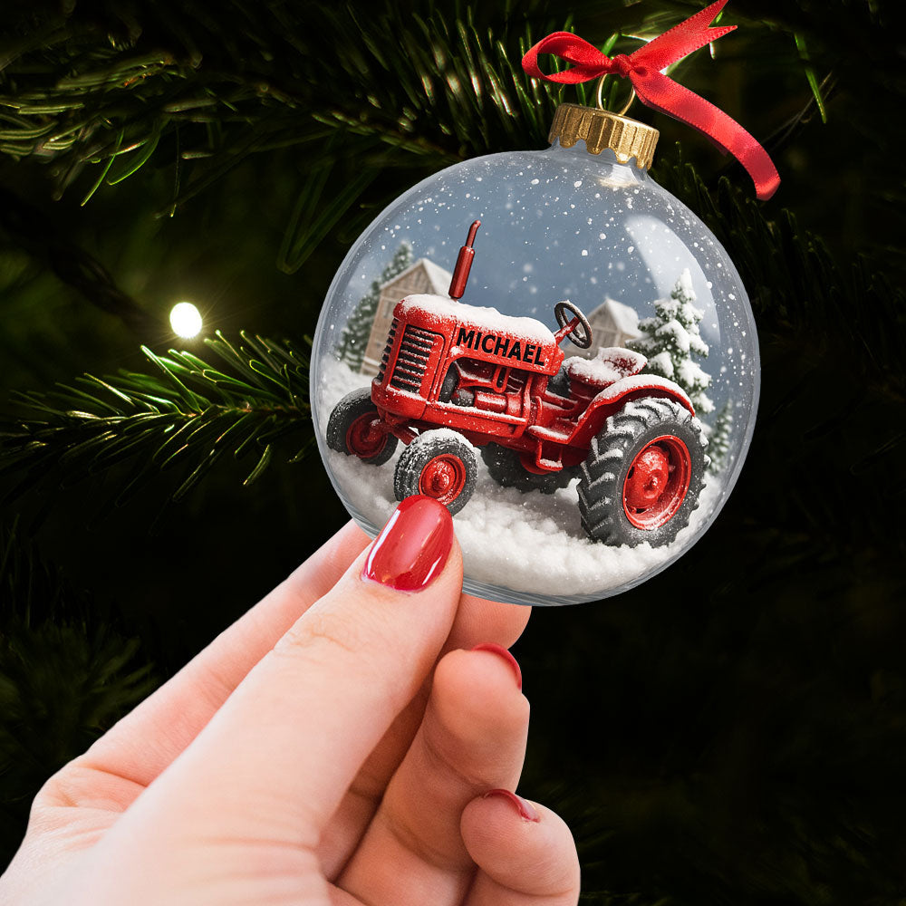 Personalized Tractor Ornament - The Perfect Gift For Farmers - Image 2