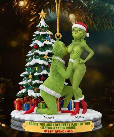 I Adore You And Love Every Part Of You - Spicy Twist Couple Ornament