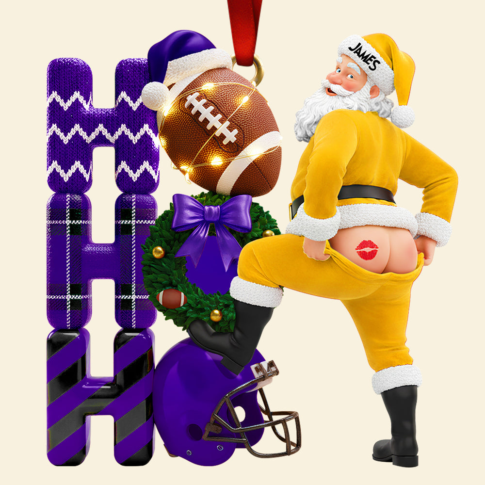 Bring Joy This Holiday Season - Funny Santa Christmas Ornament - Personalized Gift For Friends, Family, And Kids - Image 4