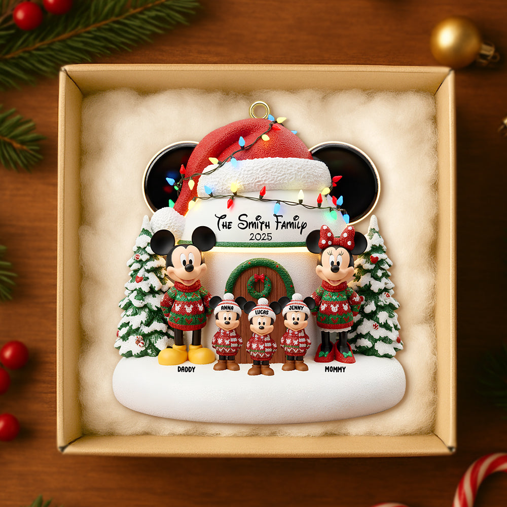 Celebrate Togetherness With Your Customized Family Christmas Ornament - A Heartwarming Gift For Families, Friends, And Loved Ones - Image 3