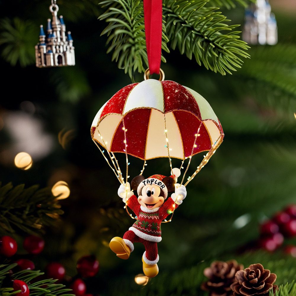 Adventure Awaits! Parachute Design Acrylic Ornament - Personalized Gifts For Movie Fans - Image 3
