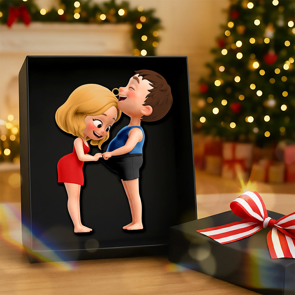 Together Forever: Personalized Funny Couple Ornament - Image 3