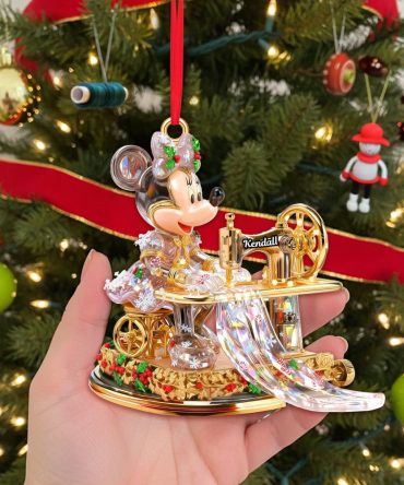 Sew In Style This Christmas! - Gemstones Sewing Christmas Ornament - Personalized Gift For Sewing Lovers
