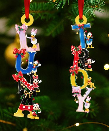 “Spread Joy This Christmas With Our Adorable Alphabet Ornament” - Personalized Christmas Gift For Kids, Family & Friends