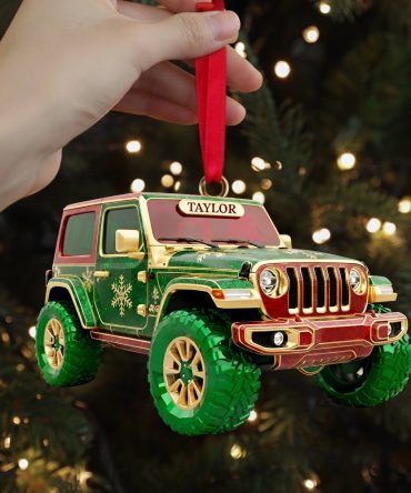 Jolly Off-Road Christmas Ornament - Personalized Gift For Off-Road Lovers