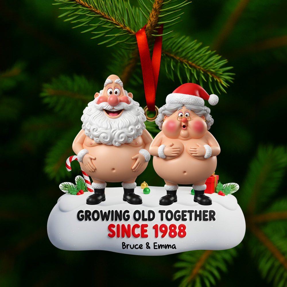 Growing Old Together - Personalized Funny Gift For Couples - Image 3