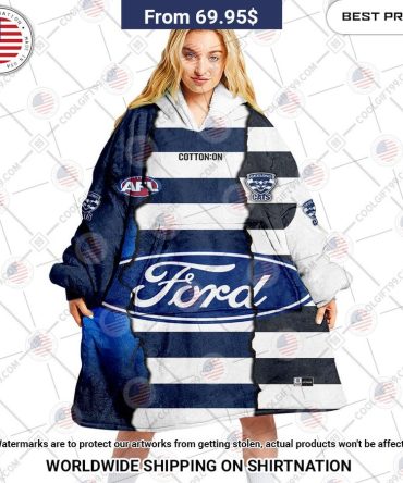Geelong Cats Mix Hoodie Blanket