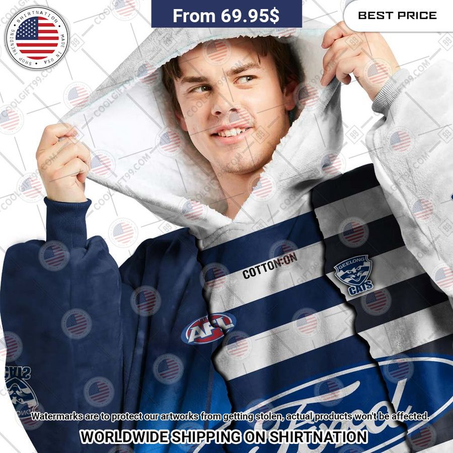 Geelong Cats Mix Hoodie Blanket - Image 2