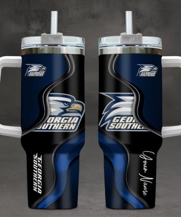 Georgia Southern Eagles Ncaa Custom Stanley Cup 40 Oz Tumbler With Handle