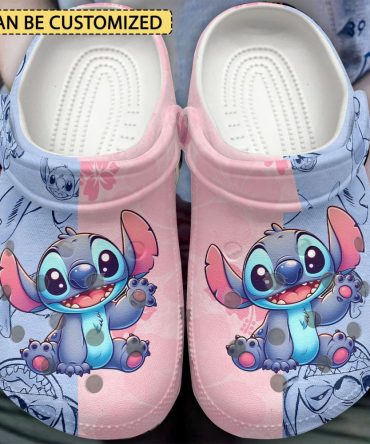 Lilo & Stitch Crocs Customizable Cute Character Clogs - Fun & Comfy Kids Footwear