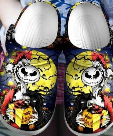 The Nightmare Before Christmas Movies Crocs Spooky Holiday Themed Clogs – Comfortable, Stylish  & Christmas Footwear