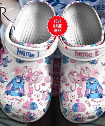 Lilo & Stitch Crocs Customizable Cartoon-Themed Clogs - Add Your Name For A Unique Touch!