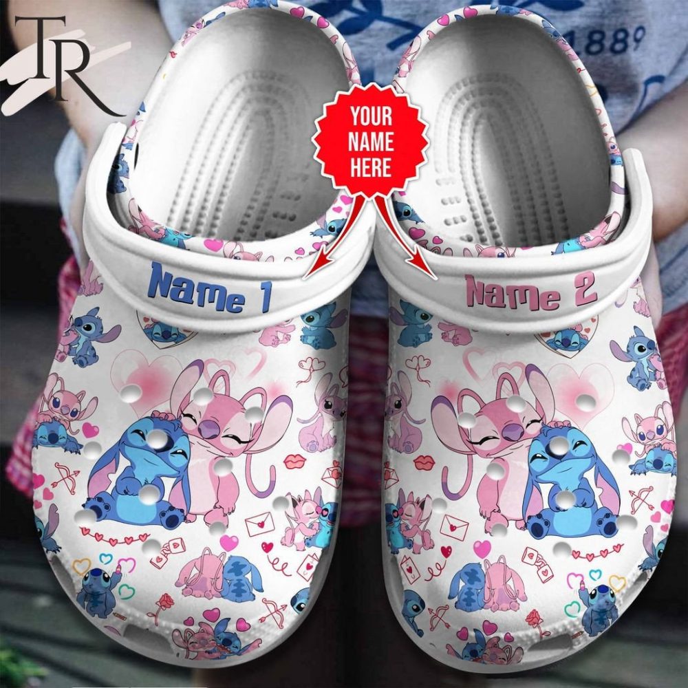 Lilo & Stitch Crocs Customizable Cartoon-Themed Clogs - Add Your Name For A Unique Touch!
