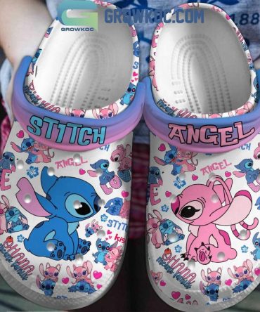 Lilo & Stitch Crocs Stitch & Angel Cartoon Clogs For Kids - Fun And Comfortable Footwear