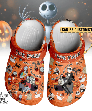 The Nightmare Before Christmas Movies Crocs Customizable  Clogs - Themed Footwear Inspired By The Nightmare Before Christmas