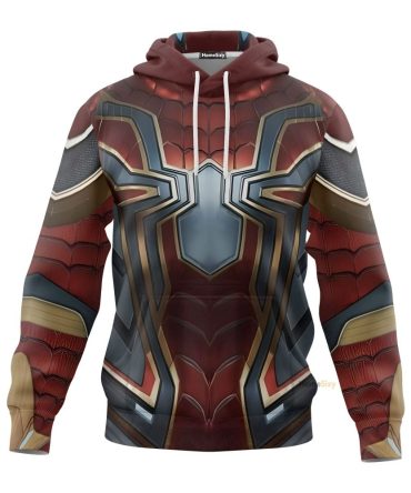 Spiderman Iron Spider Custom Cosplay Costume Hoodie