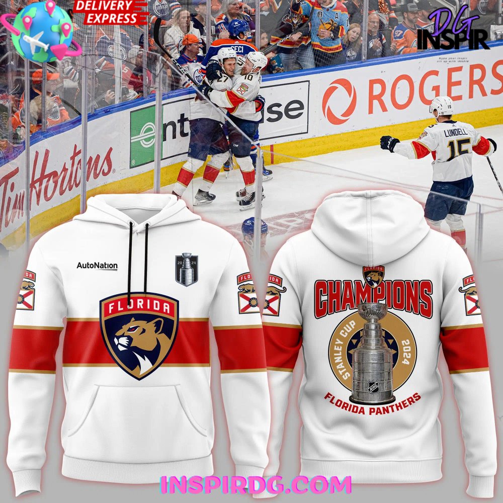 Florida Panthers 2024 Stanley Cup Champions Hoodie Shirt