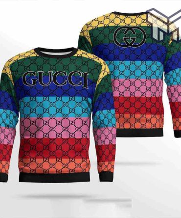 Gucci Colorful 3D Ugly Christmas Sweater