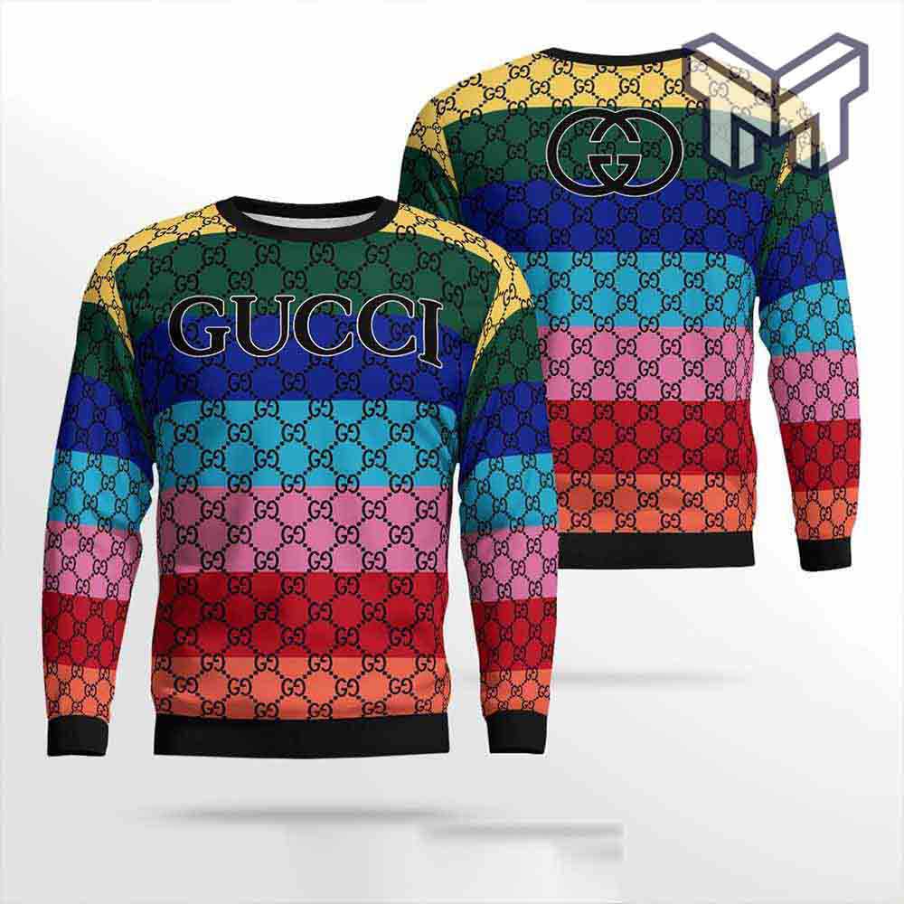 Gucci Colorful 3D Ugly Christmas Sweater