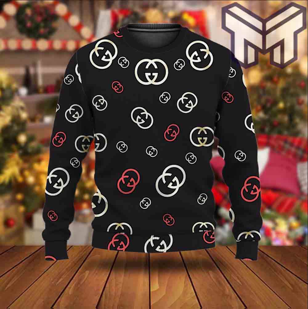 Gucci Ugly Christmas Sweater Gift Outfit For Men Women Type01