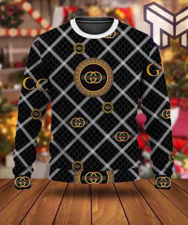 Gucci Ugly Christmas Sweater Gift Outfit For Men Women Type04
