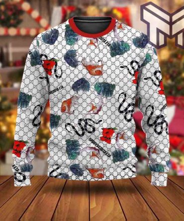 Gucci Ugly Christmas Sweater Gift Outfit For Men Women Type14