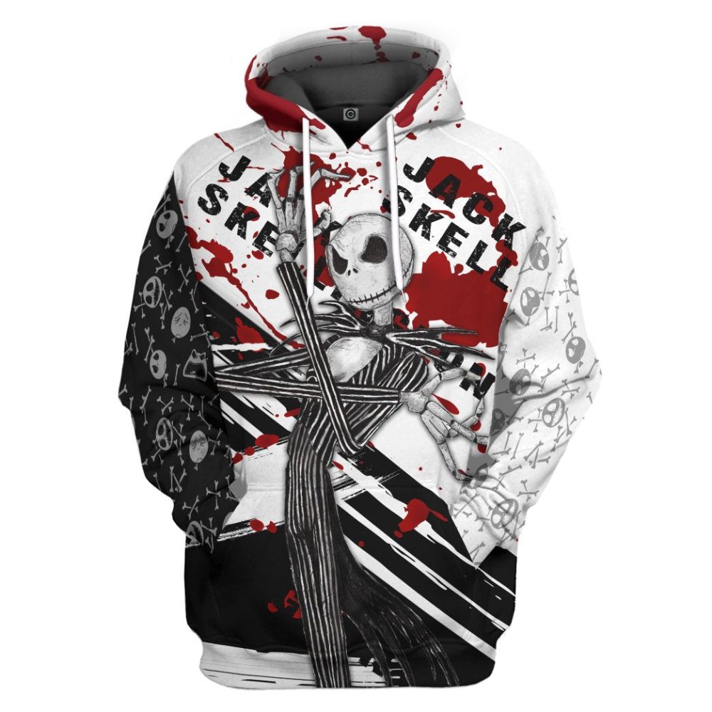 Tnbc Shirt Jack Skellington Horror Version T-Shirt Tnbc Hoodie - Image 4
