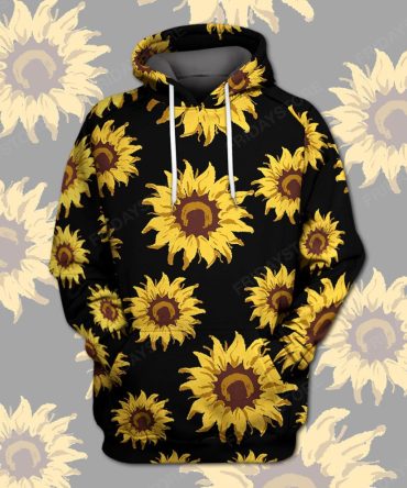Sunflower Hoodie Women Yellow Sunflower T-Shirt Sunflower Shirt
