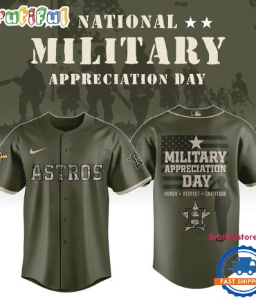 Houston Astros X Military Appreciation Day 2025 Baseball Jersey