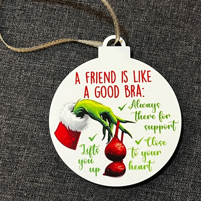 Gifts For Friends Ceramic Ornament A Friend Is Like A Good Bra 10Acxx060924 - Image 4