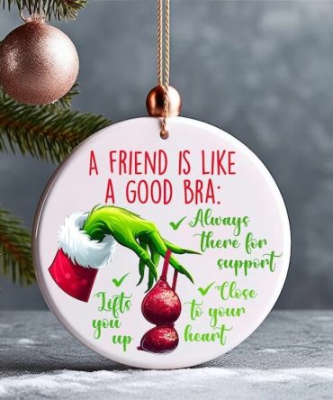 Gifts For Friends Ceramic Ornament A Friend Is Like A Good Bra 10Acxx060924
