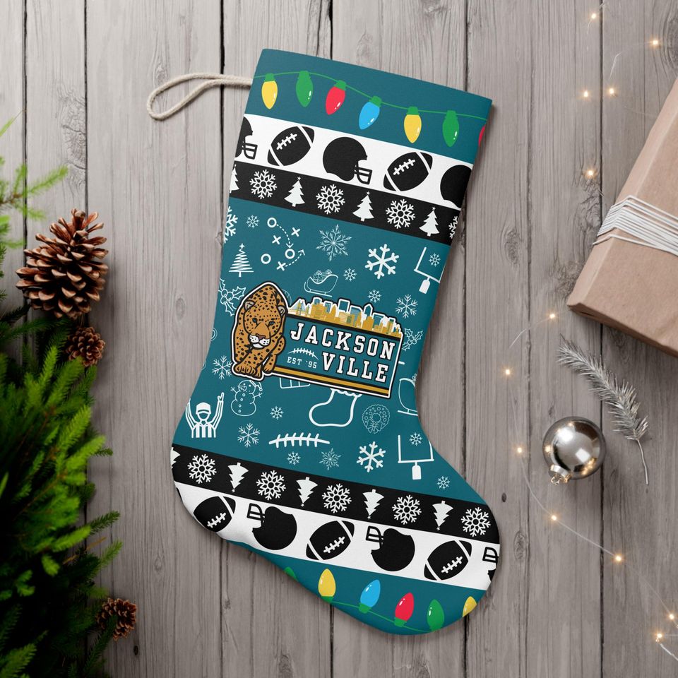 Jacksonville Football Christmas Stocking - Festive Holiday Décor For Fans
