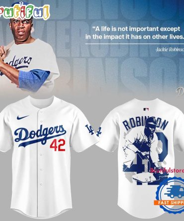 Los Angeles Dodgers Baseball Limited Honoring Jackie Robinson 42 Jersey