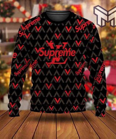 Louis Vuitton Ugly Christmas Sweater Gift Outfit For Men Women Type05