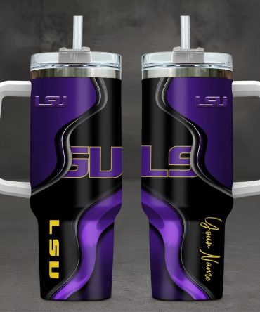 Lsu Tigers Ncaa Custom Stanley Cup 40 Oz Tumbler With Handle
