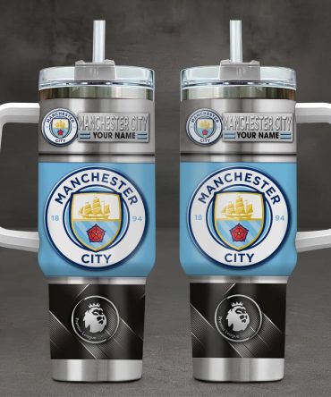 Manchester City F.C Epl Custom Stanley Cup 40 Oz Tumbler With Handle
