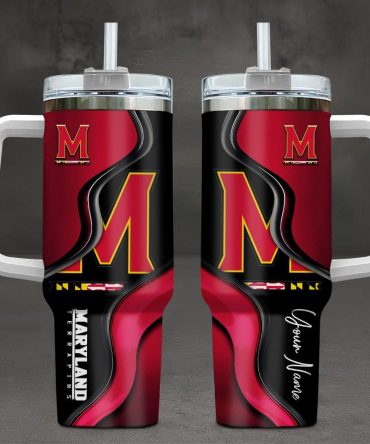 Maryland Terrapins Ncaa Custom Stanley Cup 40 Oz Tumbler With Handle