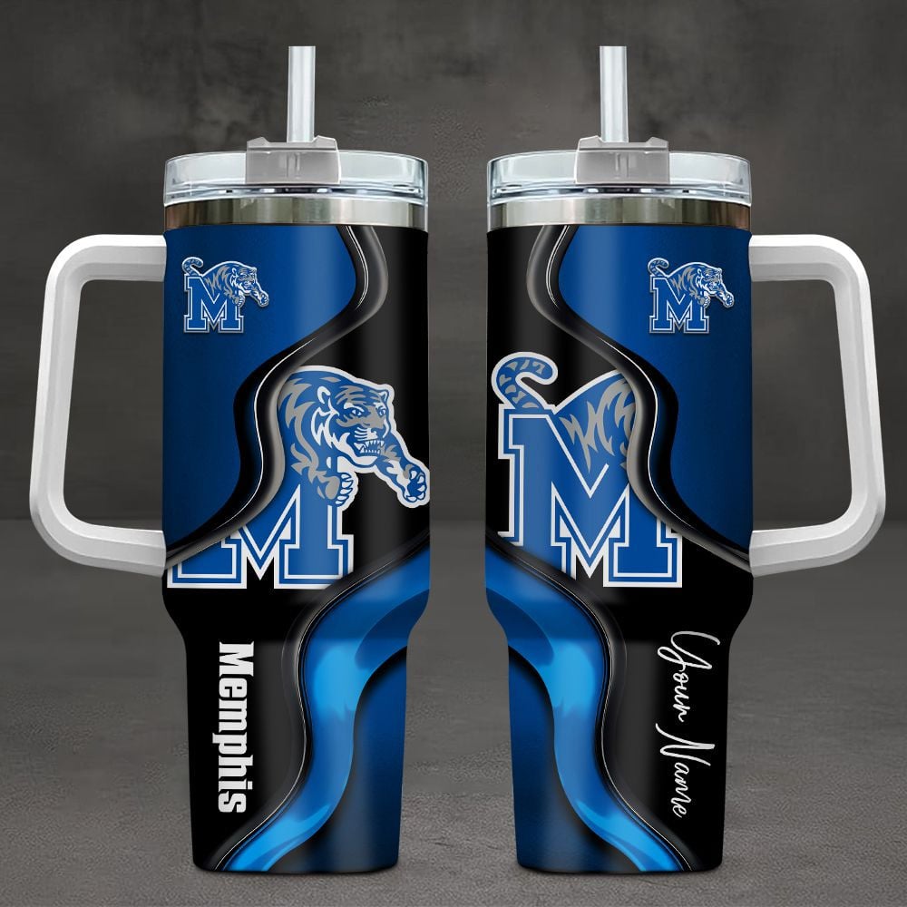 Memphis Tigers Ncaa Custom Stanley Cup 40 Oz Tumbler With Handle