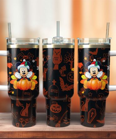 Mickey Mouse Cartoon Custom Stanley Cup 40 Oz Tumbler With Handle
