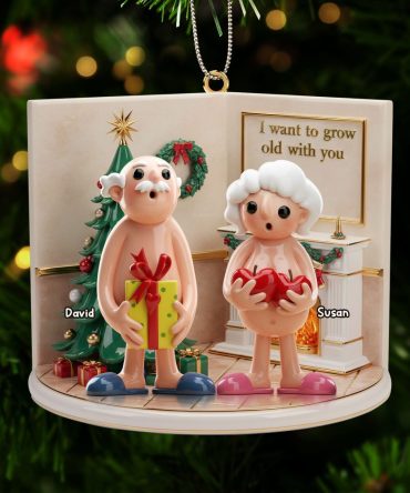 Personalized Gifts For Old Couple Christmas Ornament 04Nati221025